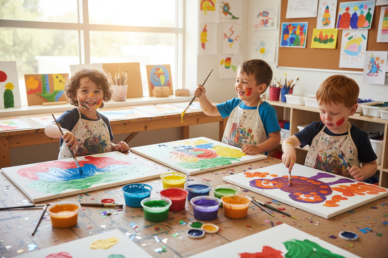 Erkek Çocuk Boyama ve Etkinlik