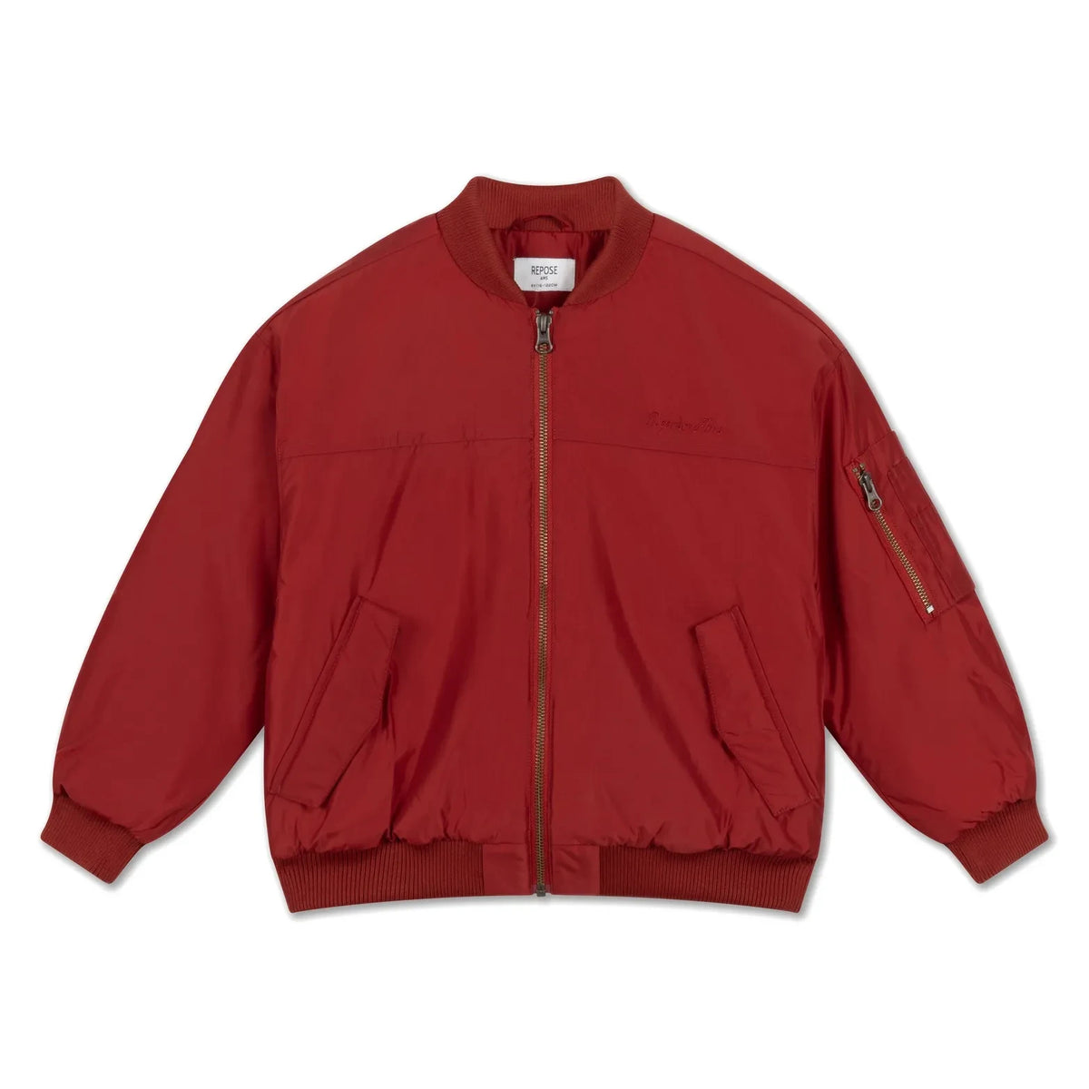 Repose AMS - Recycled Fiber Bomber Jacket | Red