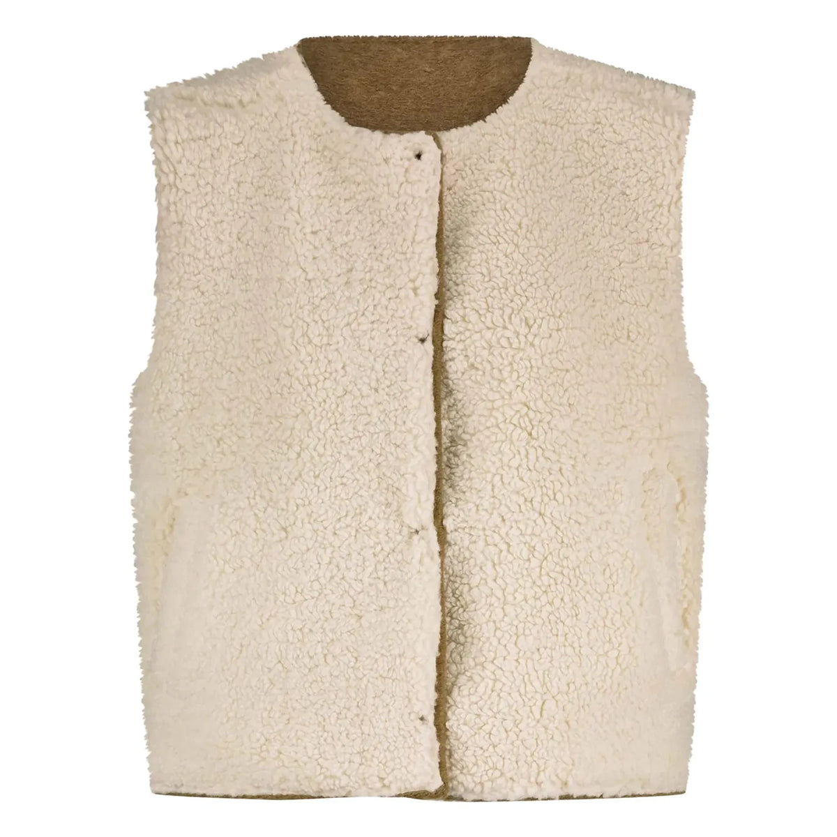 By Bar - Joelle Sleeveless Jacket | Camel