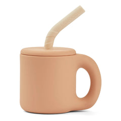 Liewood - Jenna Silicone Straw Cup | Light Pink