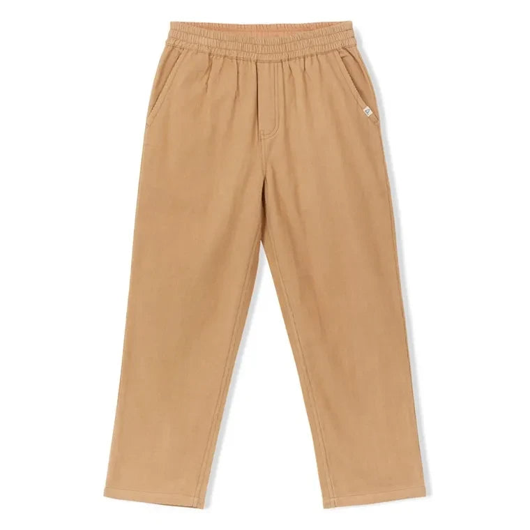 Arsène et Les Pipelettes - Thin Corduroy Trousers Made from Organic Cotton | Camel