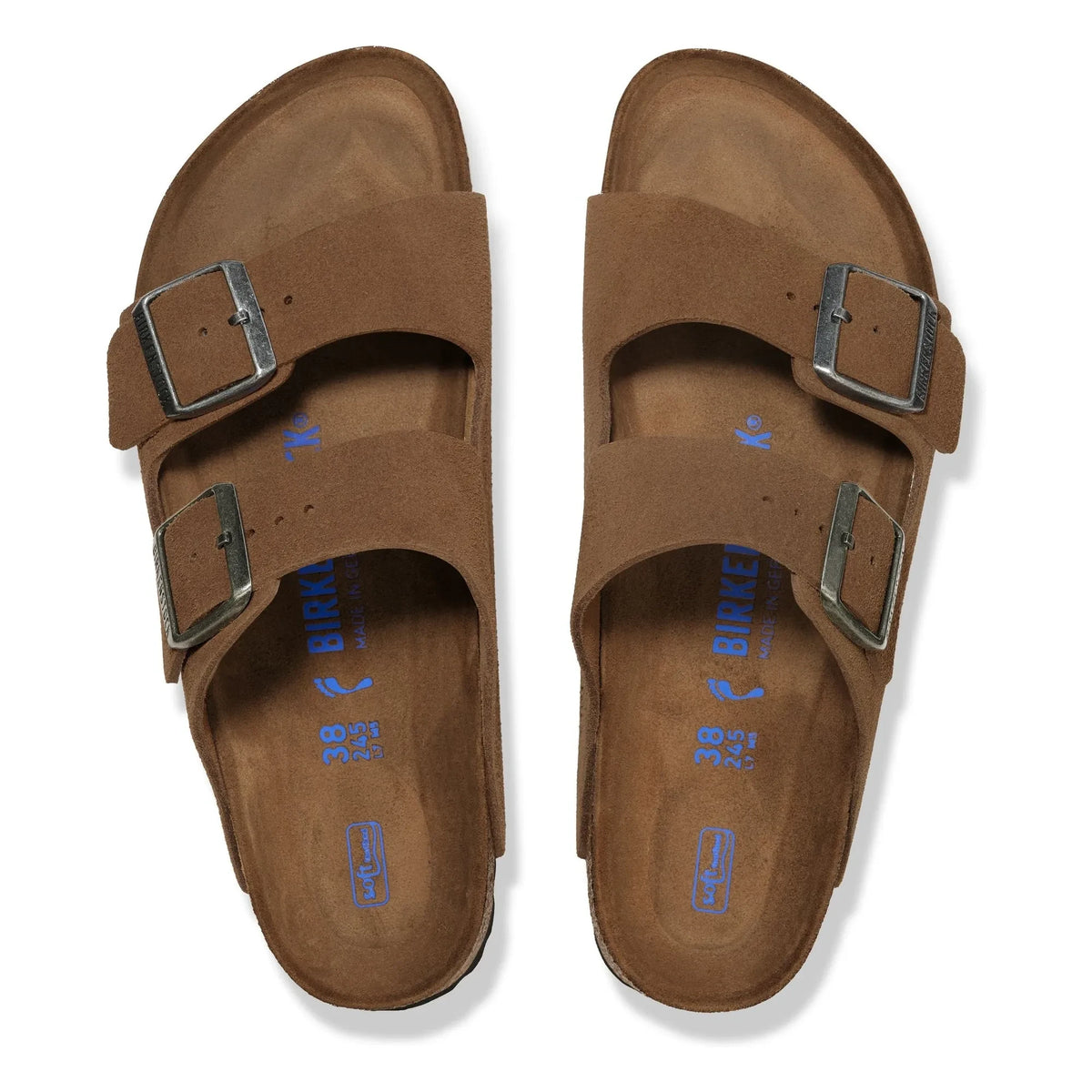 BIRKENSTOCK - Arizona Soft Suede sandals | Brown