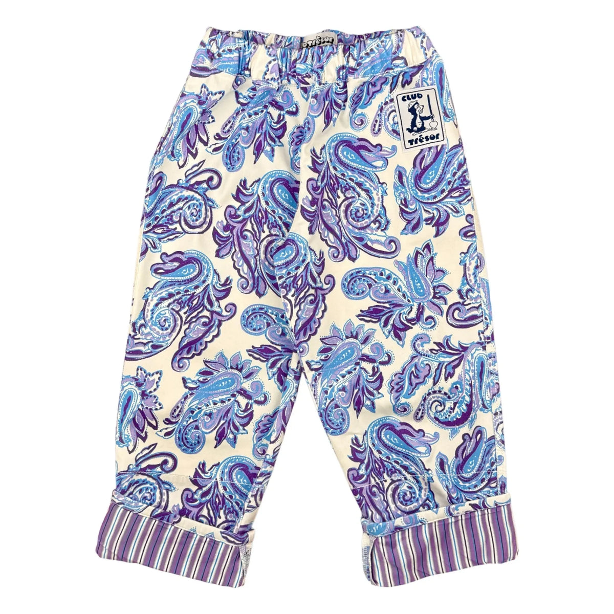 Club Trésor - Purple Patterned Trousers | Purple