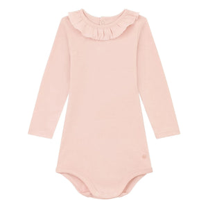 Petit Bateau - Body Collar Uni | Pink