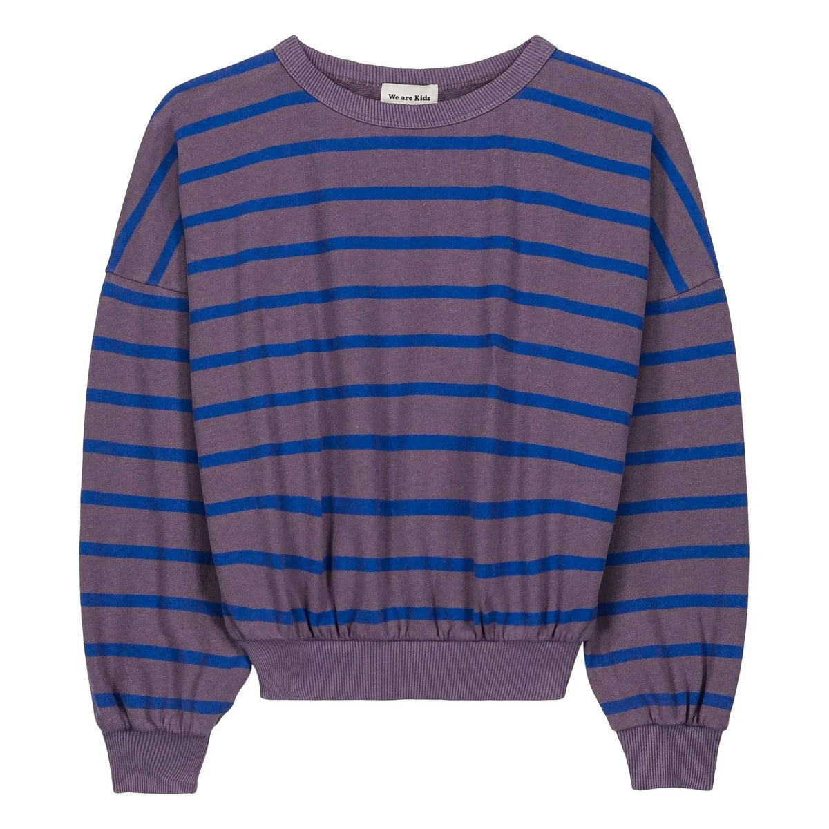 We Are Kids - Tony striped organic cotton sweatshirt | Purple