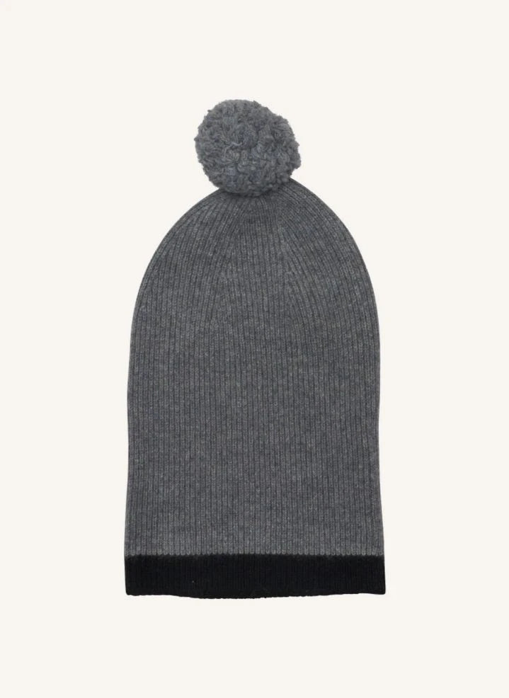 Holmm - Ninni Cashmere Balaclava | Charcoal Grey