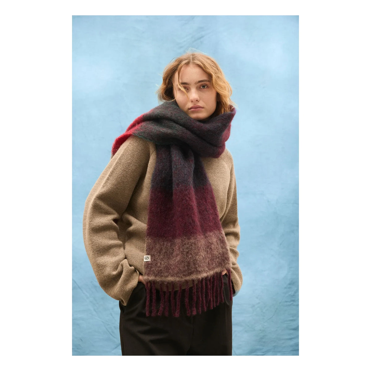 Becksöndergaard - Strada Tilda Alpaca and Mohair Scarf | Red