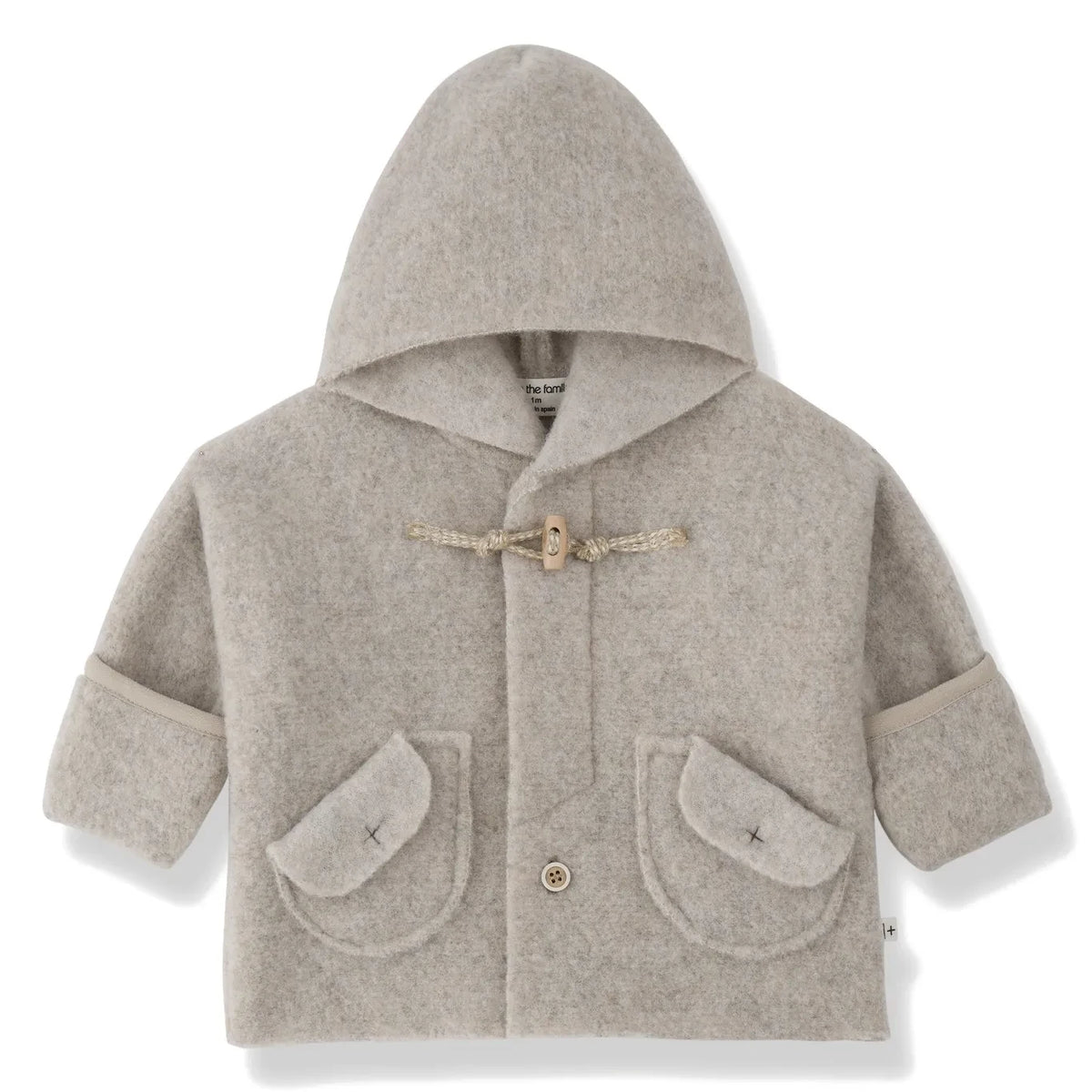 1+ in the family - Lille Recycled Wool Jacket | Beige