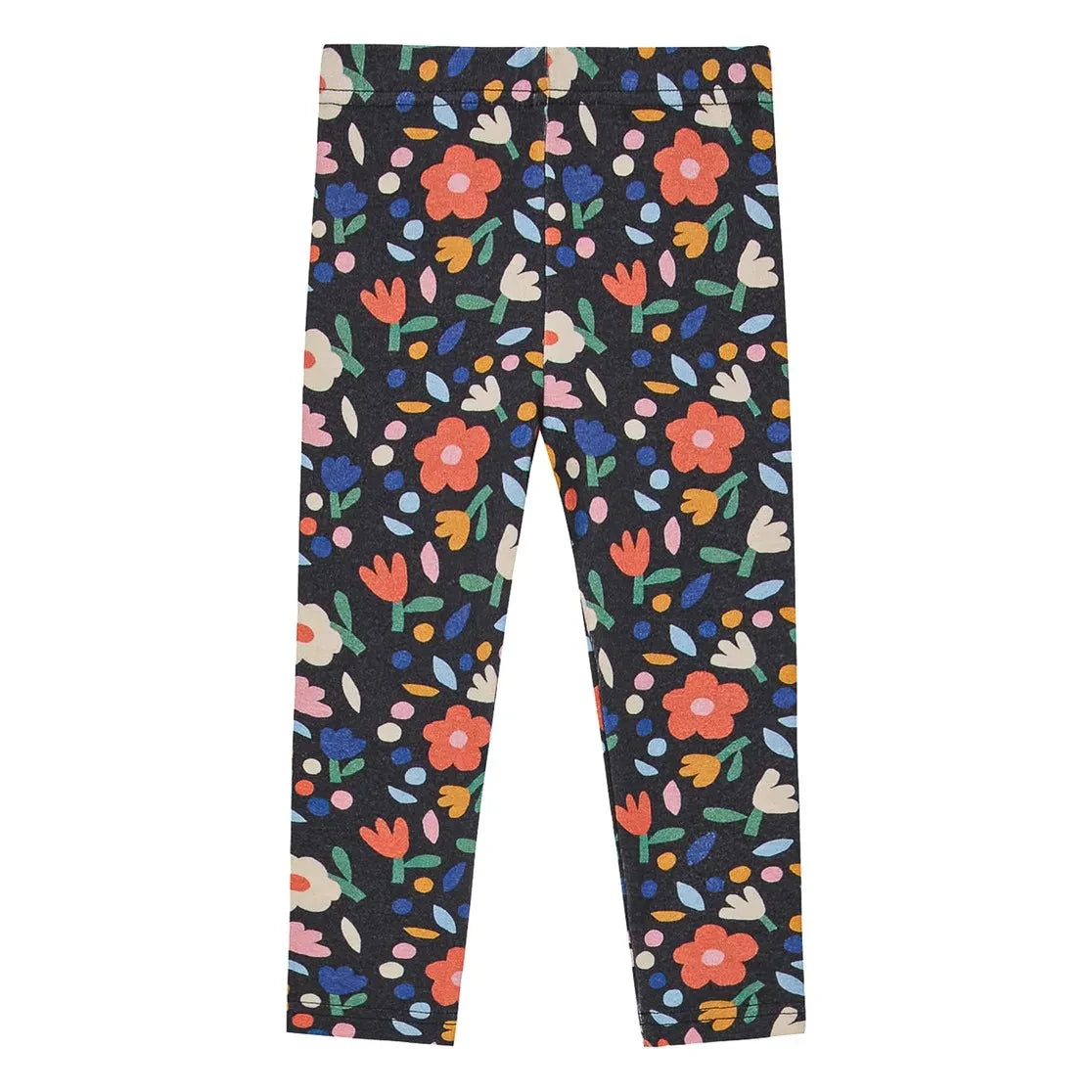 Petit Stella - Floral Pattern Leggings | Black