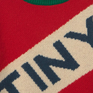 Tinycottons - Color Block Wool Sweater | Red