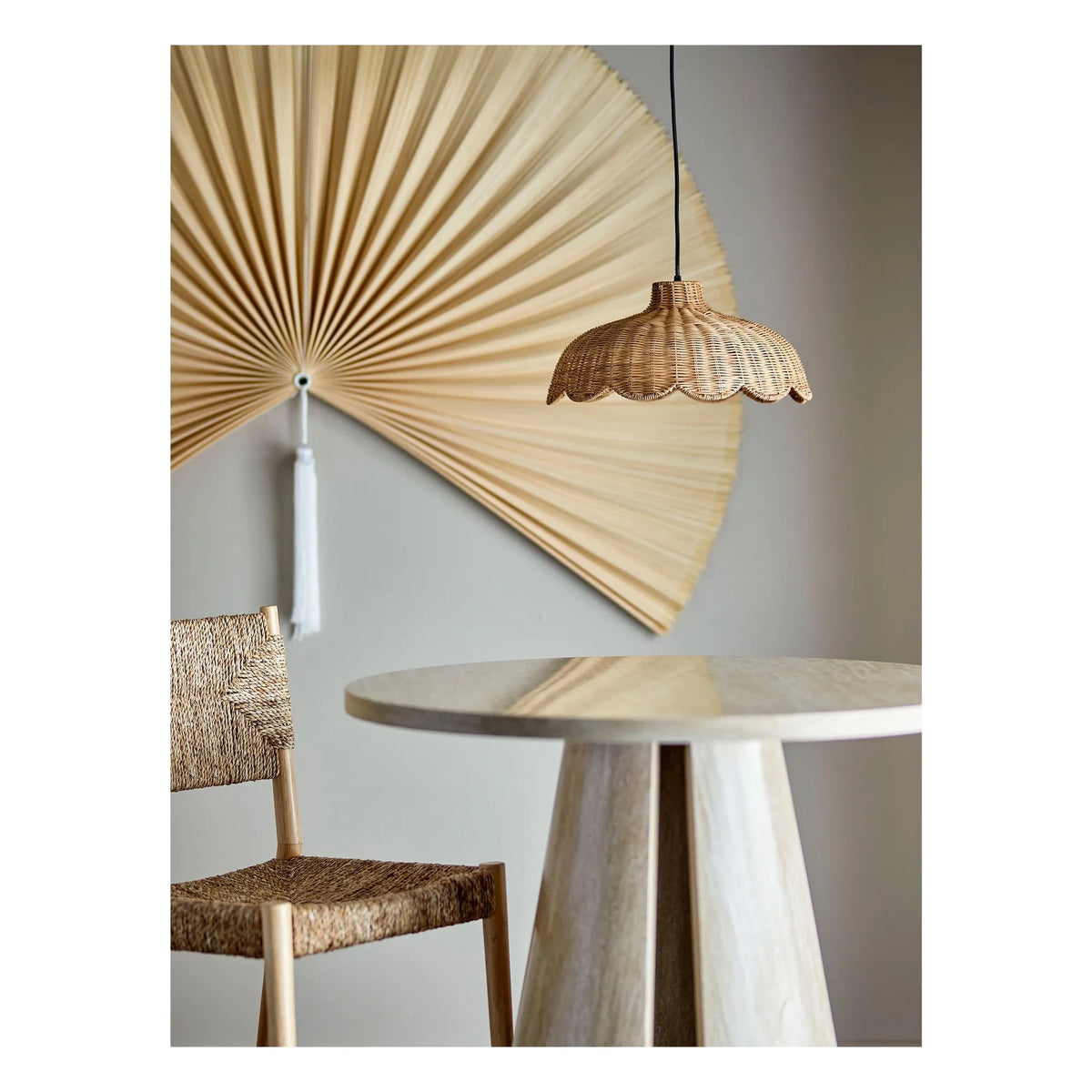 Bloomingville - Pittu Rattan Pendant Lamp | Brown