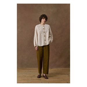 Louise Misha - Khallane Wool Cape | Cream