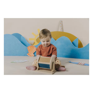 Petit Boum - Sensory Spinner | Natural Wood