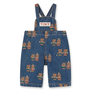 Tinycottons - Denim Dungaree Tea Room | Blue