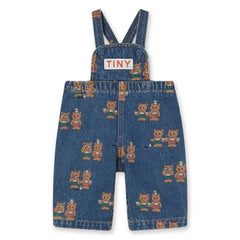 Tinycottons - Denim Dungaree Tea Room | Blue