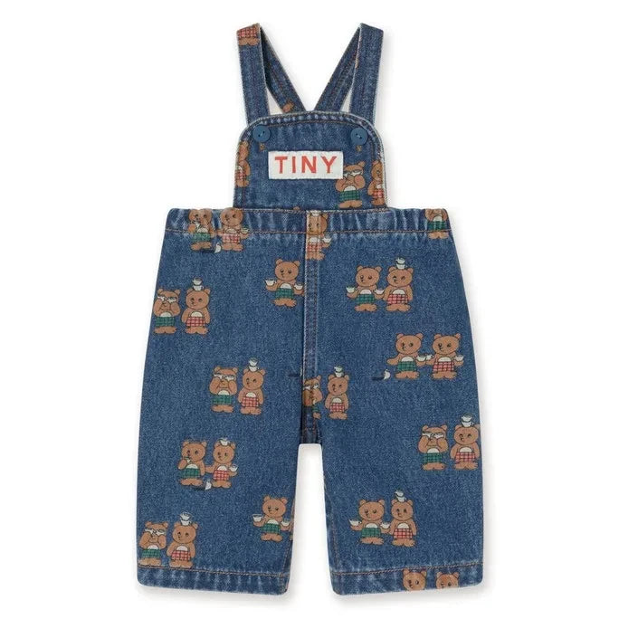 Tinycottons - Denim Dungaree Tea Room | Blue