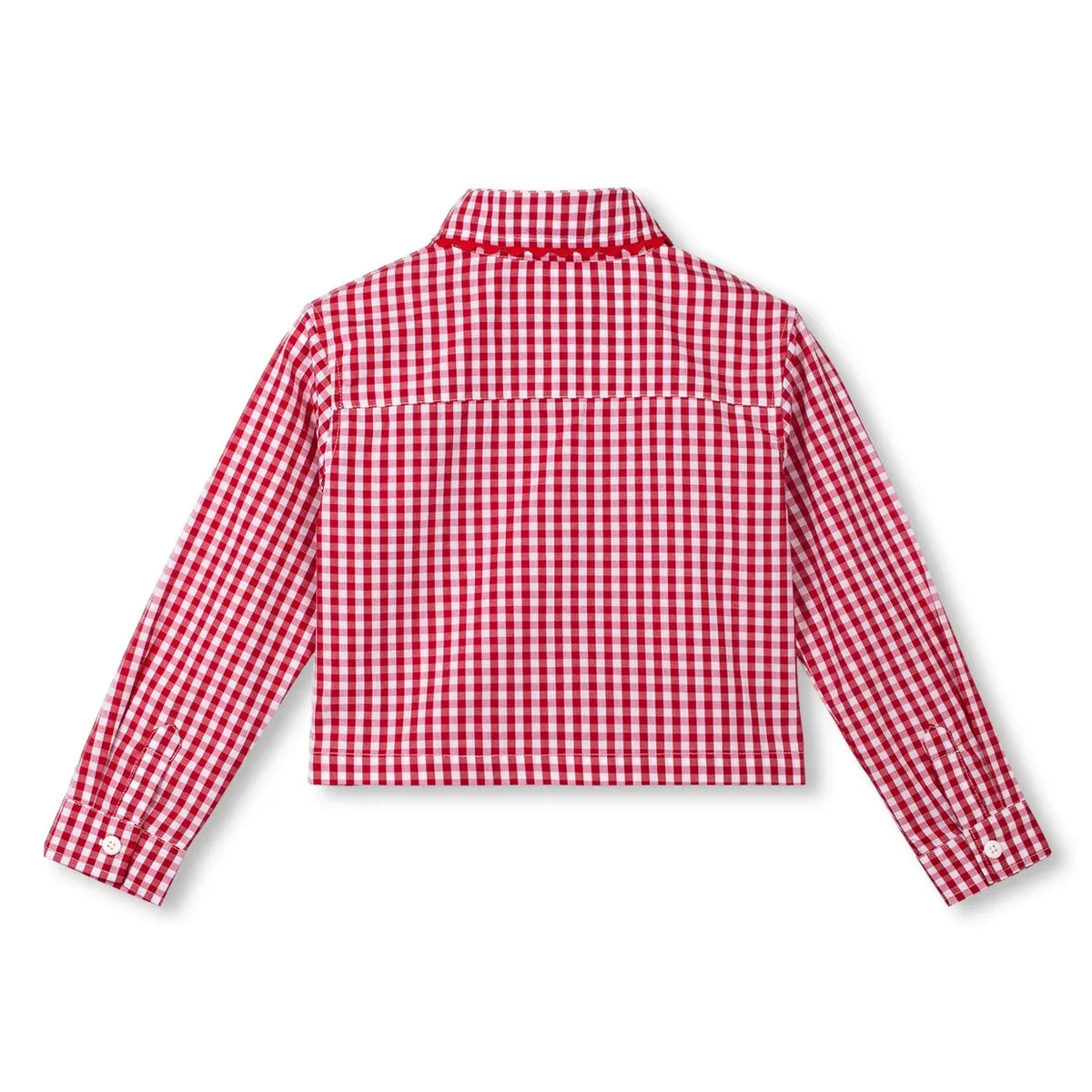 Wynken - Red Gingham Crop Shirt