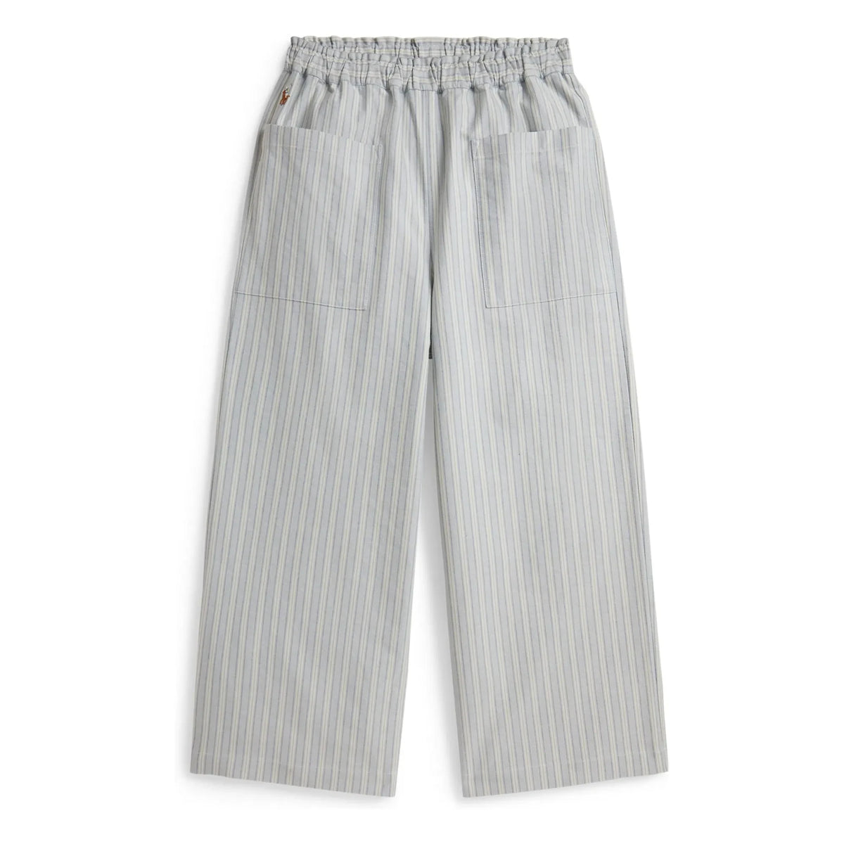 Ralph Lauren - Striped Elastic Pants | Grey Blue