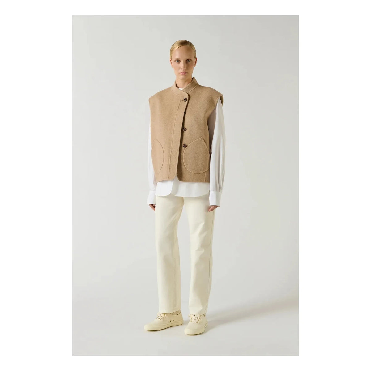 Soeur - Adeline Wool Jacket | Beige