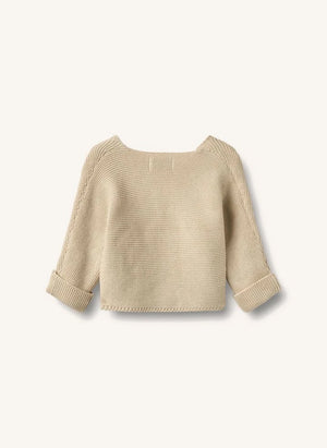 Wheat - Organic Cotton Vest and Pants Set | Ecru
