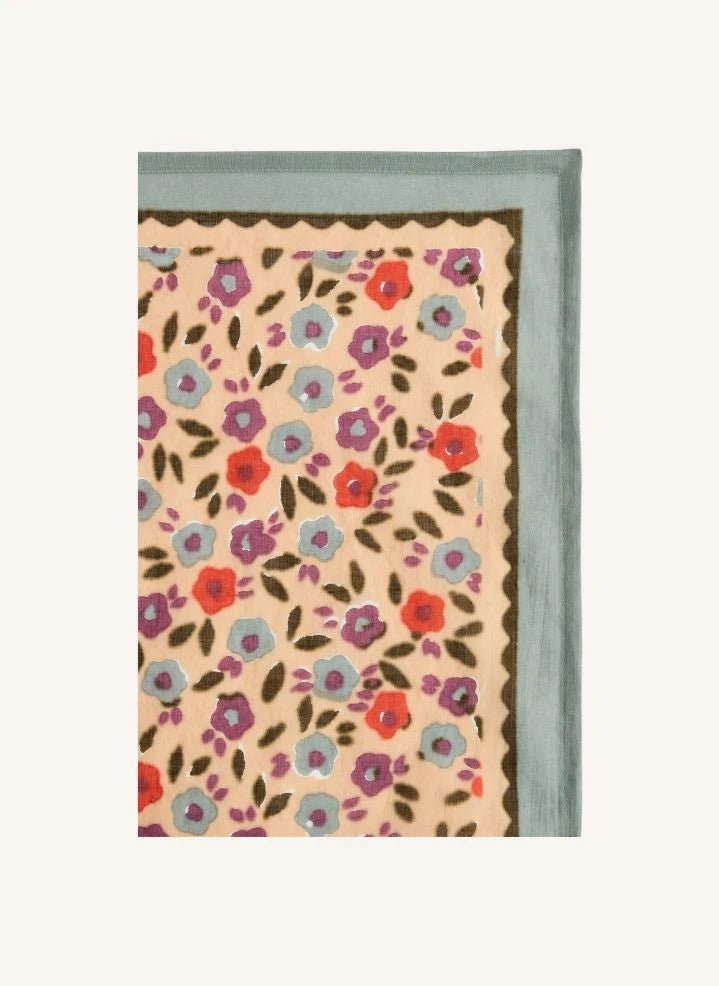 Apaches - Little Flowered Dupatta Scarf | Beige