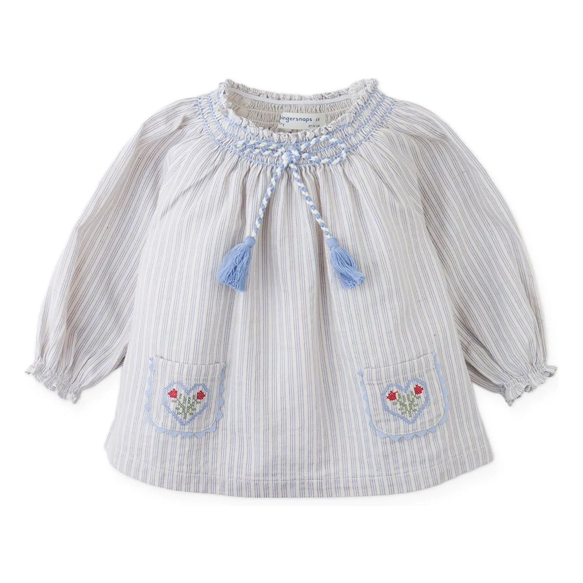 Gingersnaps - Ruth Striped Blouse | Blue