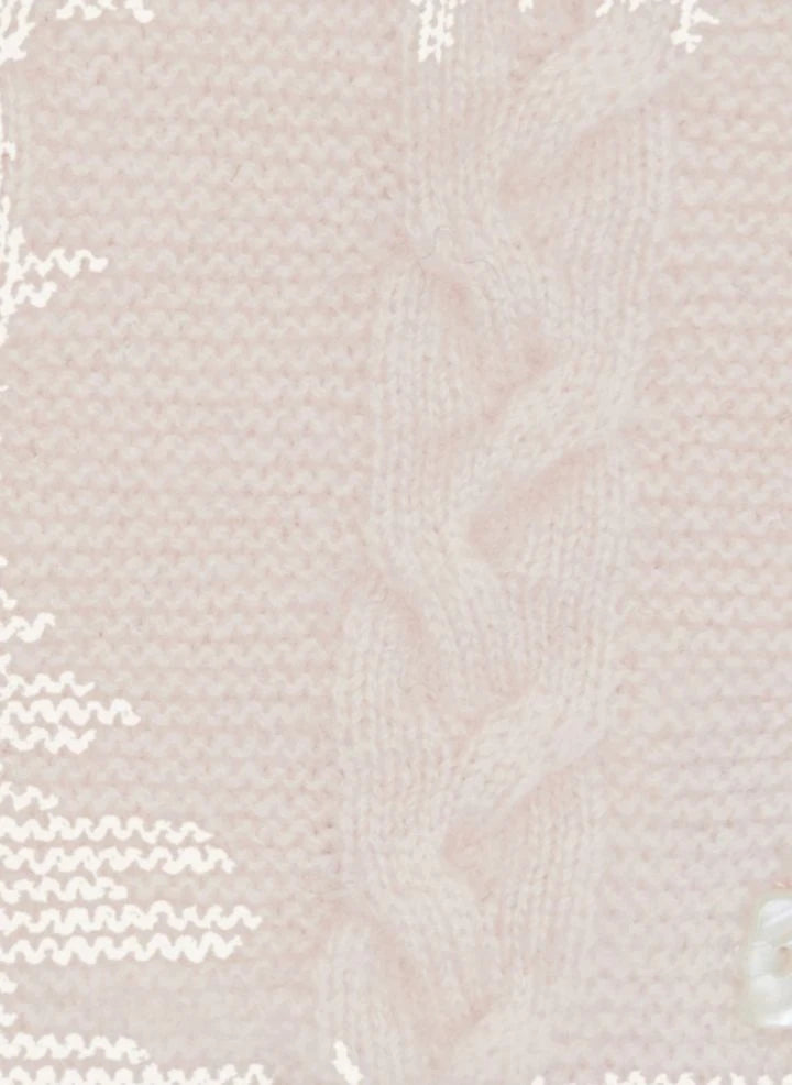Tartine et Chocolat - Twisted Beanie with Wool Ears | Pink