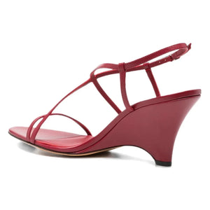 Le Monde Beryl - Rio Leather Sandals | Red
