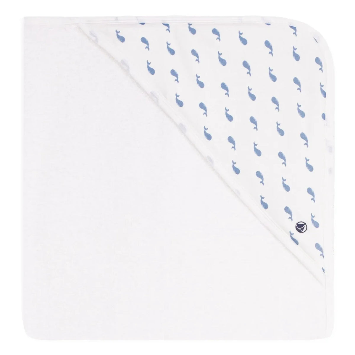 Petit Bateau - Balene Special Cotton Bath Cape | White