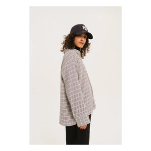 Sacrécoeur - Linetta Cotton Striped Shirt | Gray