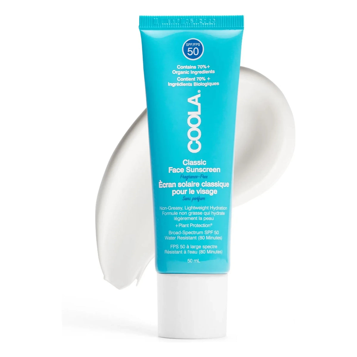 Coola - SPF50 Fragrance-Free Face Sunscreen - 50 ml