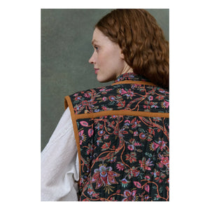 Louise Misha - Nelina Bluebell Grove Reversible Jacket - Women's Collection | Noir/Blanc