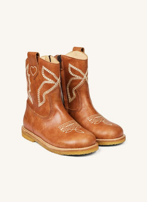 Angulus - Cowboy Boots | Cognac