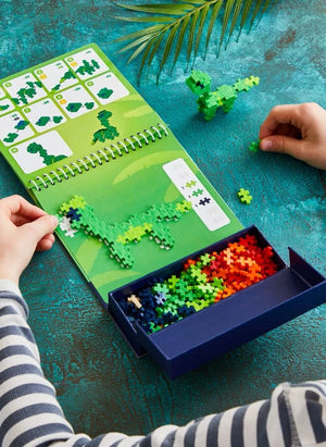 Plus-Plus - Dinosaurs Creative Construction Set - 125 Pieces | Green