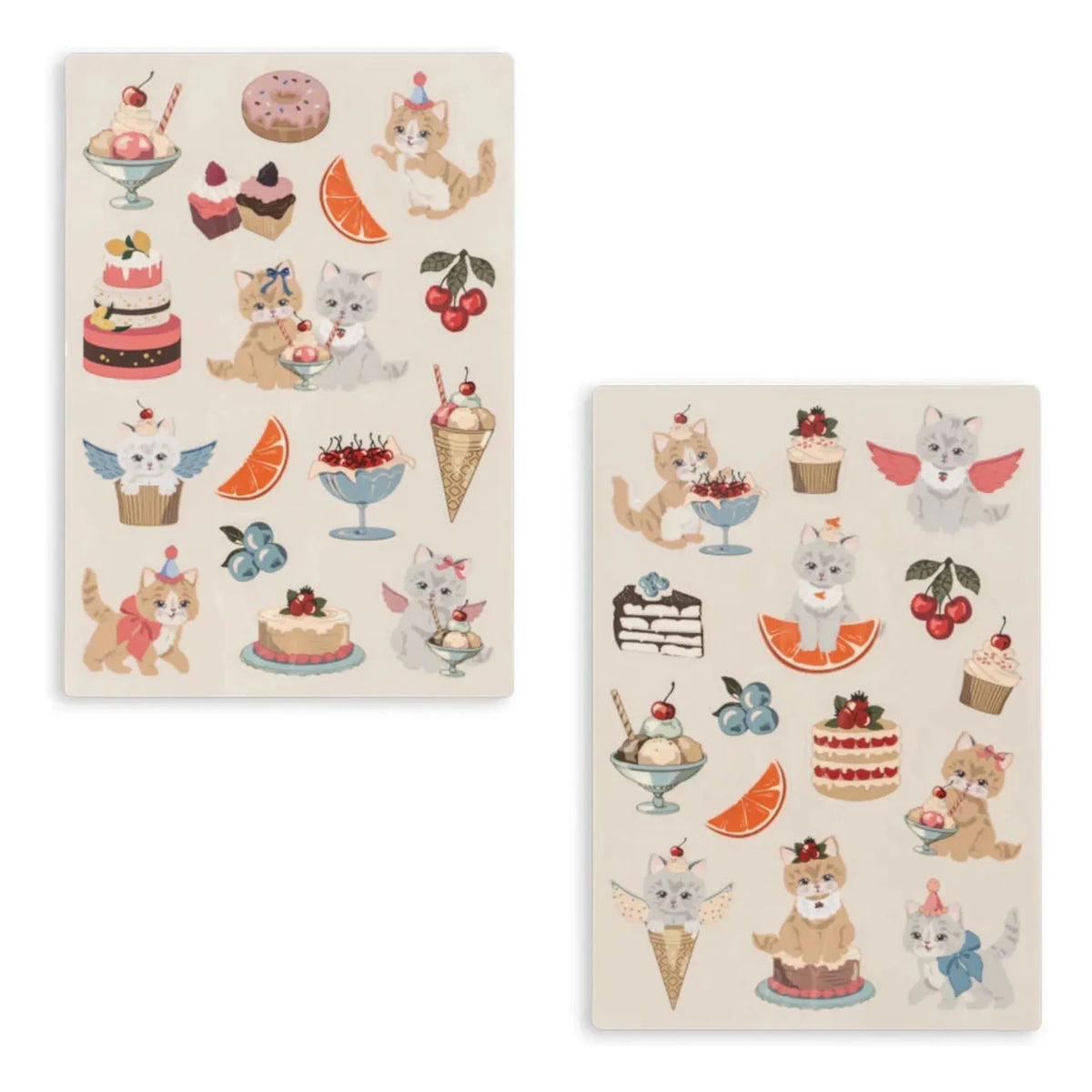 Konges Sløjd - Cat Sticker Set | Pink
