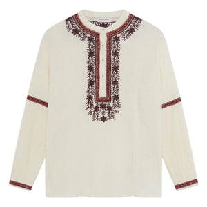 Maison Hotel - Blouse Vineyard Bruna Cotton Crepe | White
