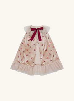 Mimi & Lula - Cape Cerises Velours | Beige
