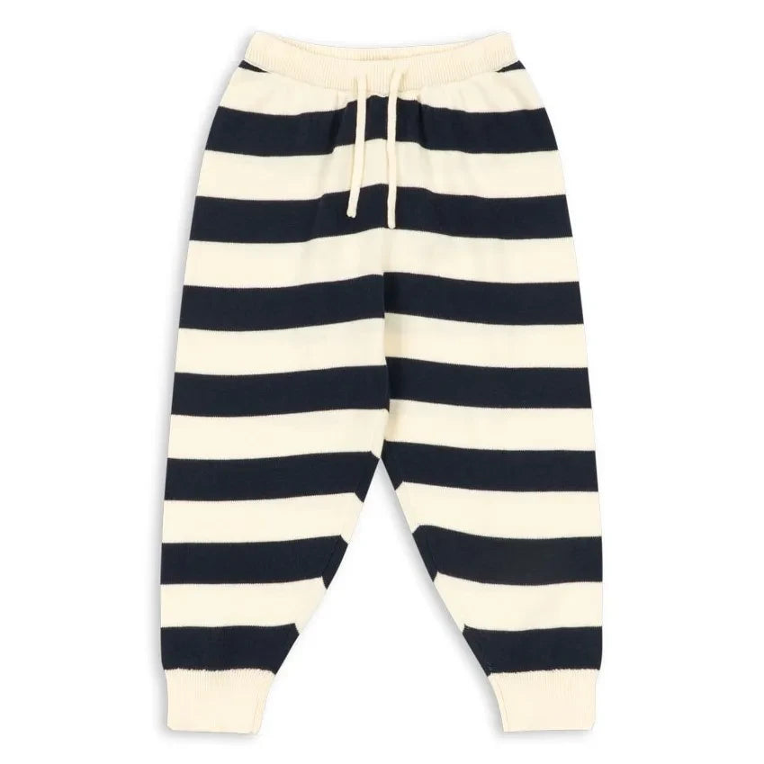 Konges Sløjd - Manis Striped Knit Pants | Navy