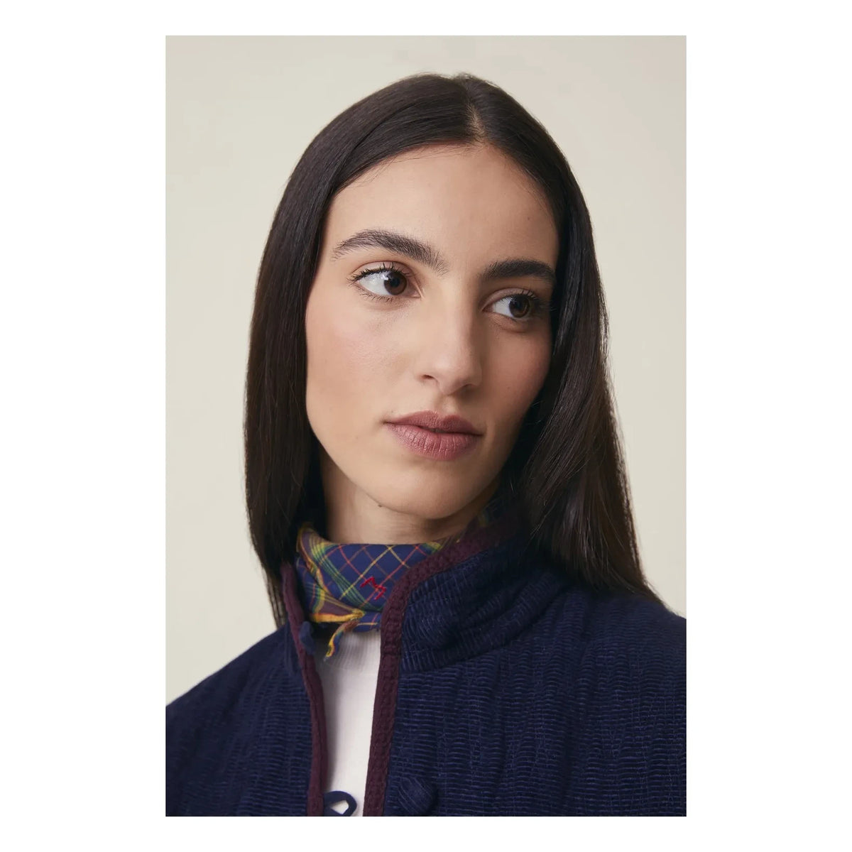 Moismont - Alpha Scarf No. 844, Cotton | Navy
