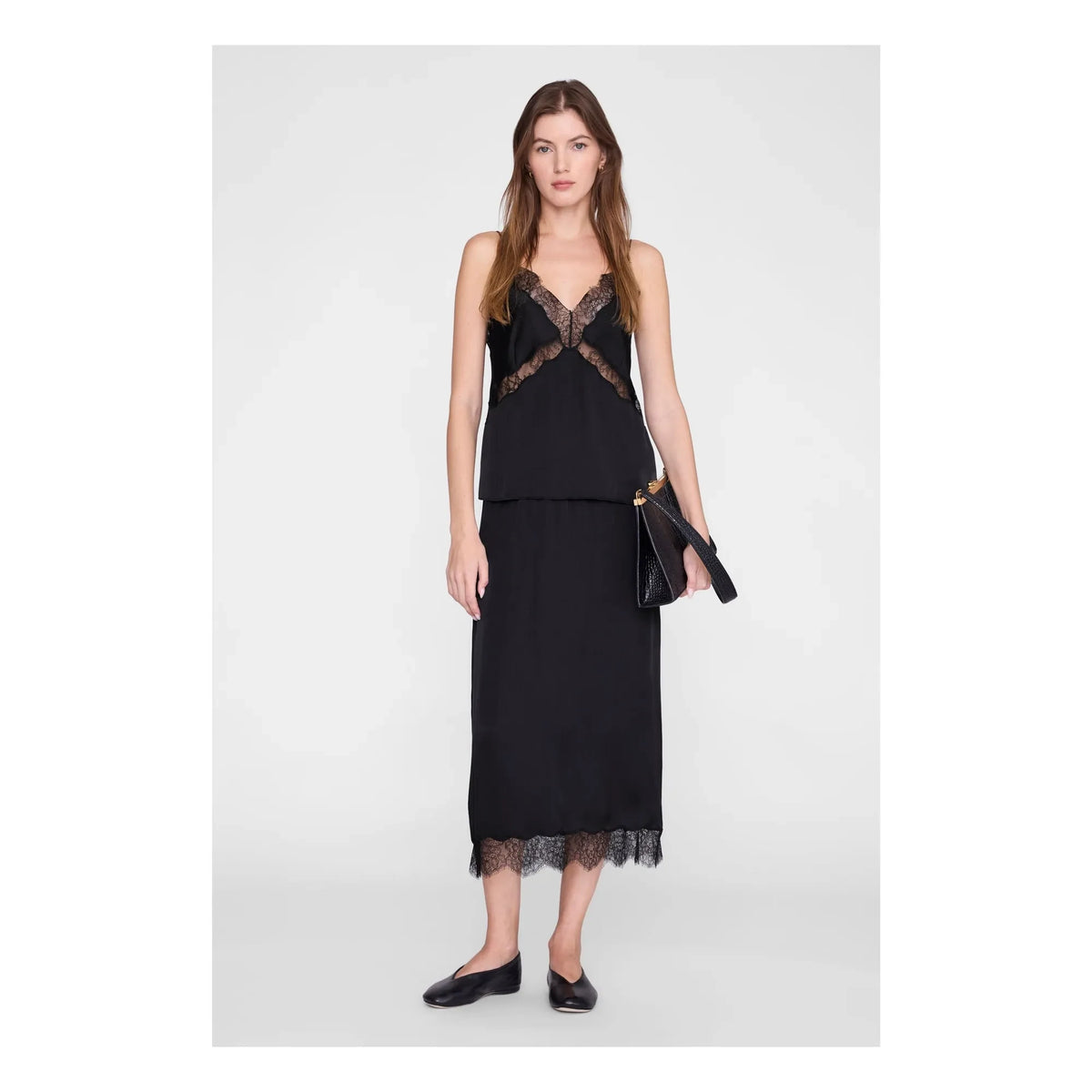 Anine Bing - Shelby Skirt | Black