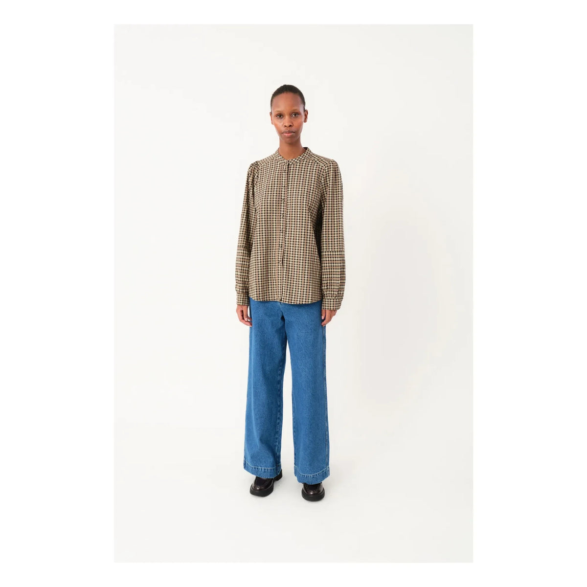 Lollys Laundry - Blouse Lina Check | Black
