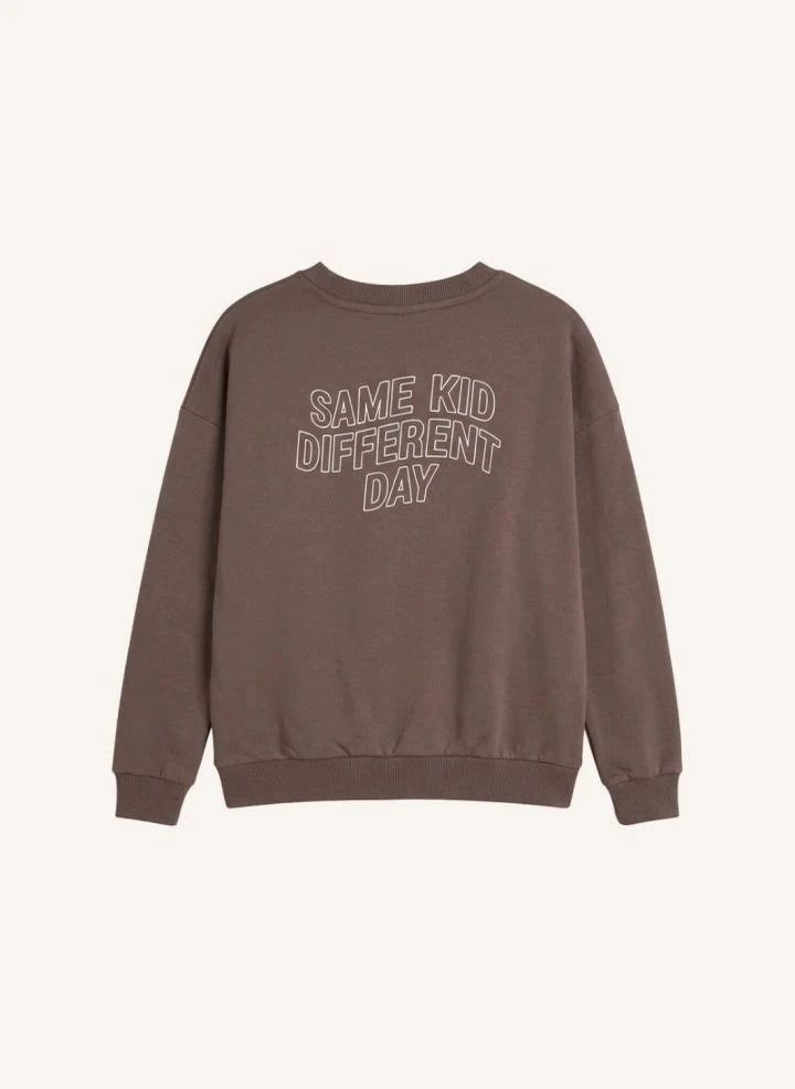 Cos I Said So - Same Kid Organic Cotton Sweatshirt | Grey
