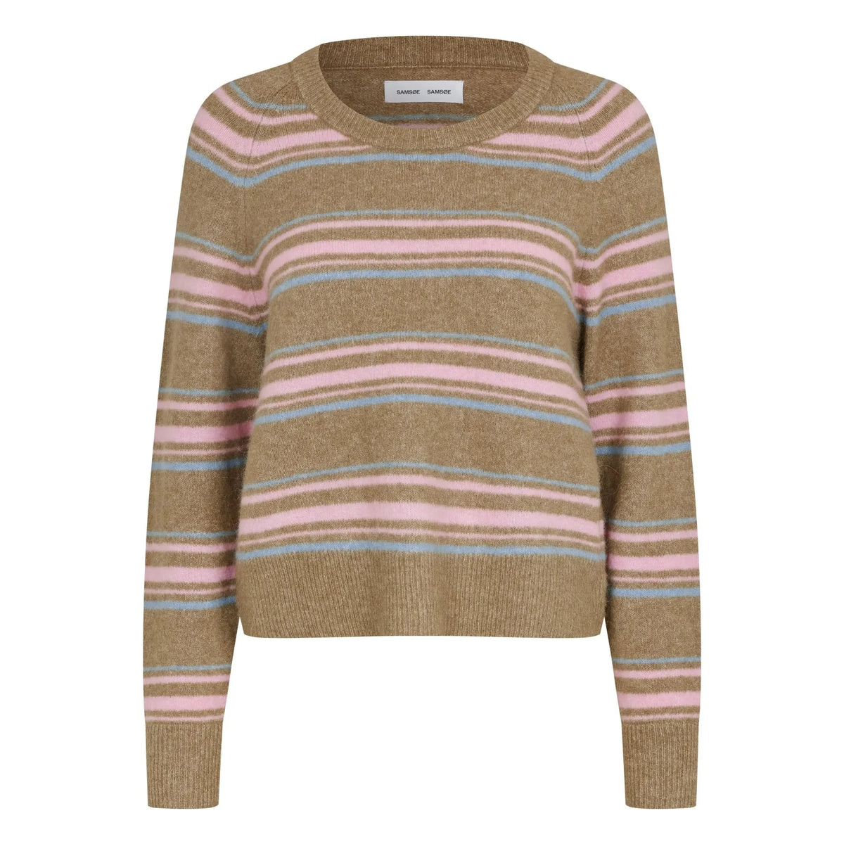 Samsoe Samsoe - Nor Laine Striped Sweater | Brown