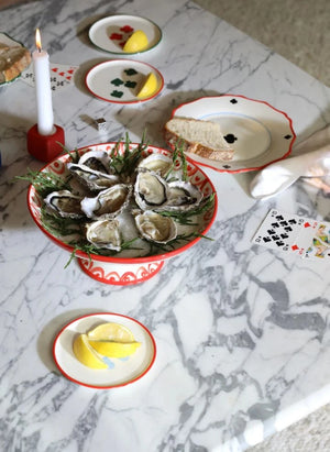 &Klevering - Heart and Clover Plates - 2-piece Set