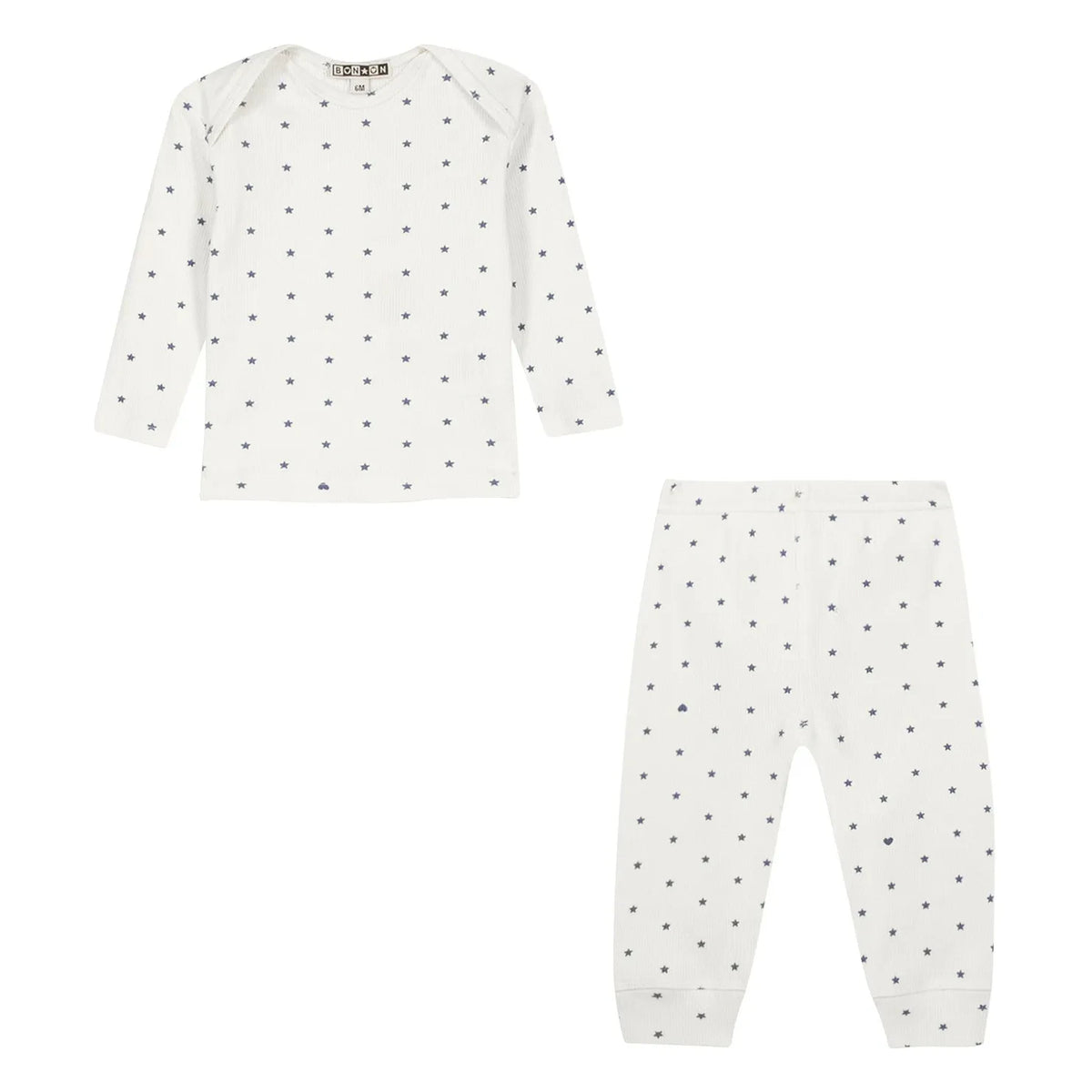 Bonton - Patino Star-Print Pajamas | Blue