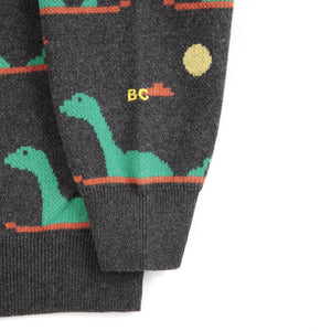 Bobo Choses - Organic Cotton Lake Sweater | Charcoal Grey