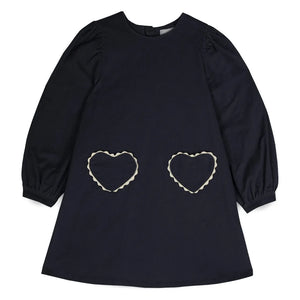 Mipounet - Clotilde Velvet Dress | Midnight Blue