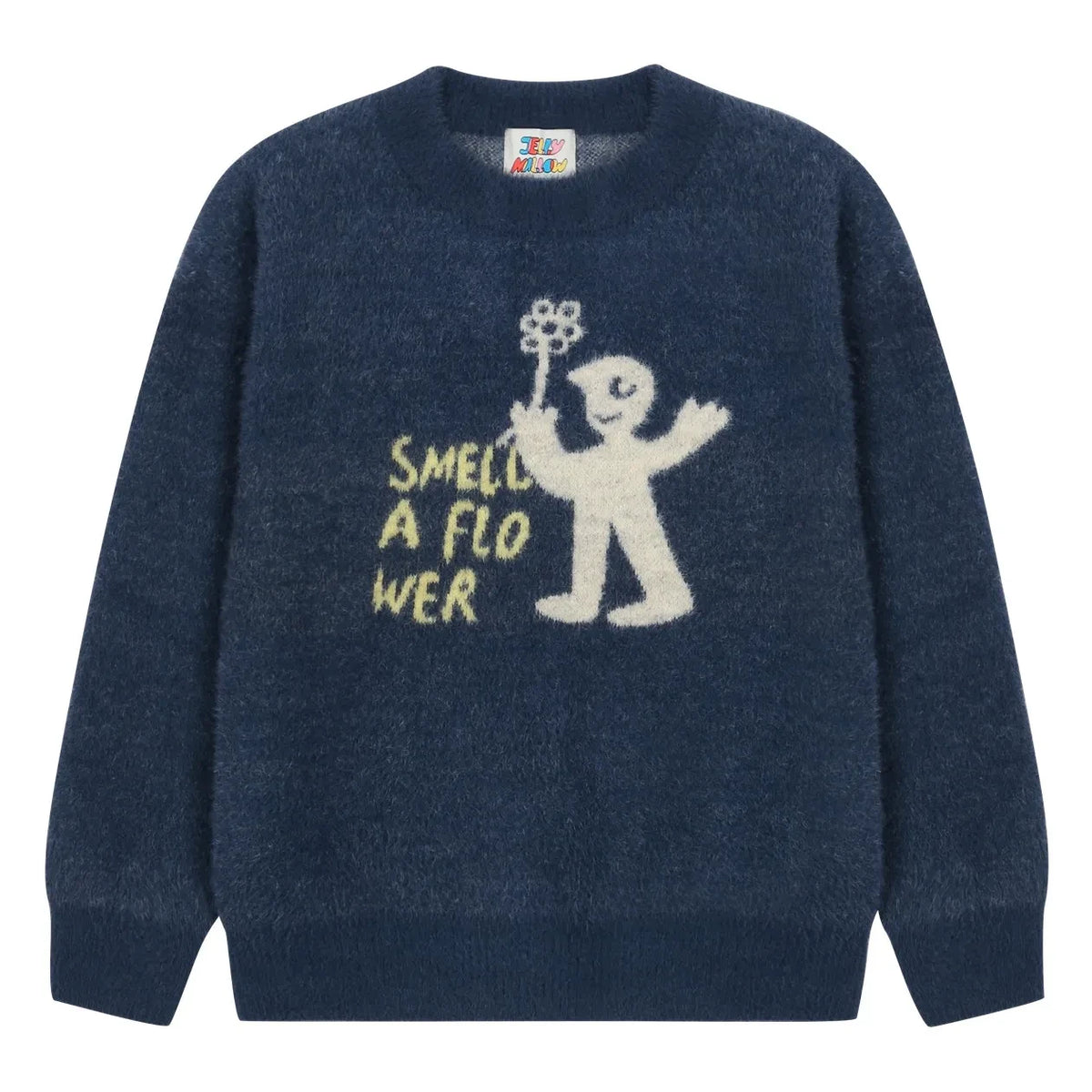 Jelly Mallow - Smell A Flower Sweater | Navy