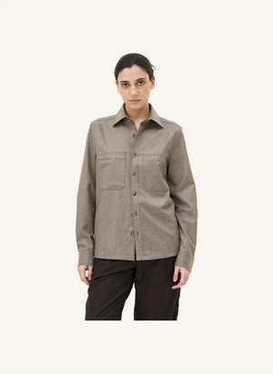 Noyoco - Ottawa Virgin Wool Shirt Jacket | Natural