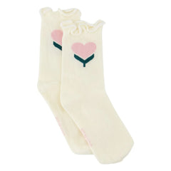 Bonton - One Love Socks | Ecru